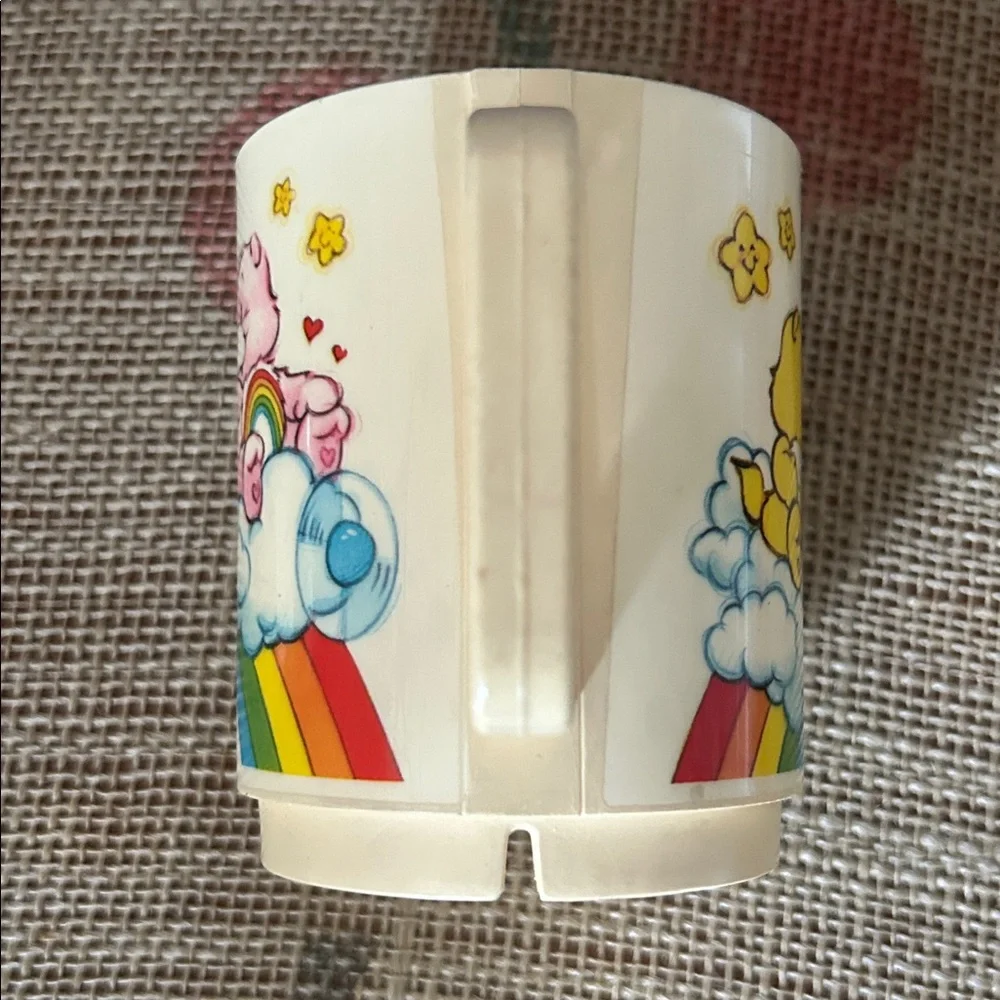 Vintage 1980s Care Bears Plastic Coffee,Tea Mug Cup By Deka